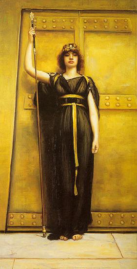 John William Godward A Priestess Germany oil painting art